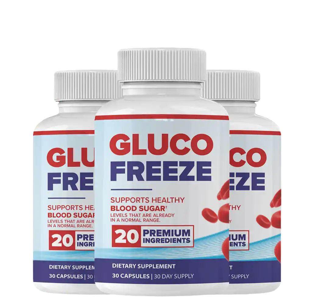 GlucoFreeze three bottle 90 day supply